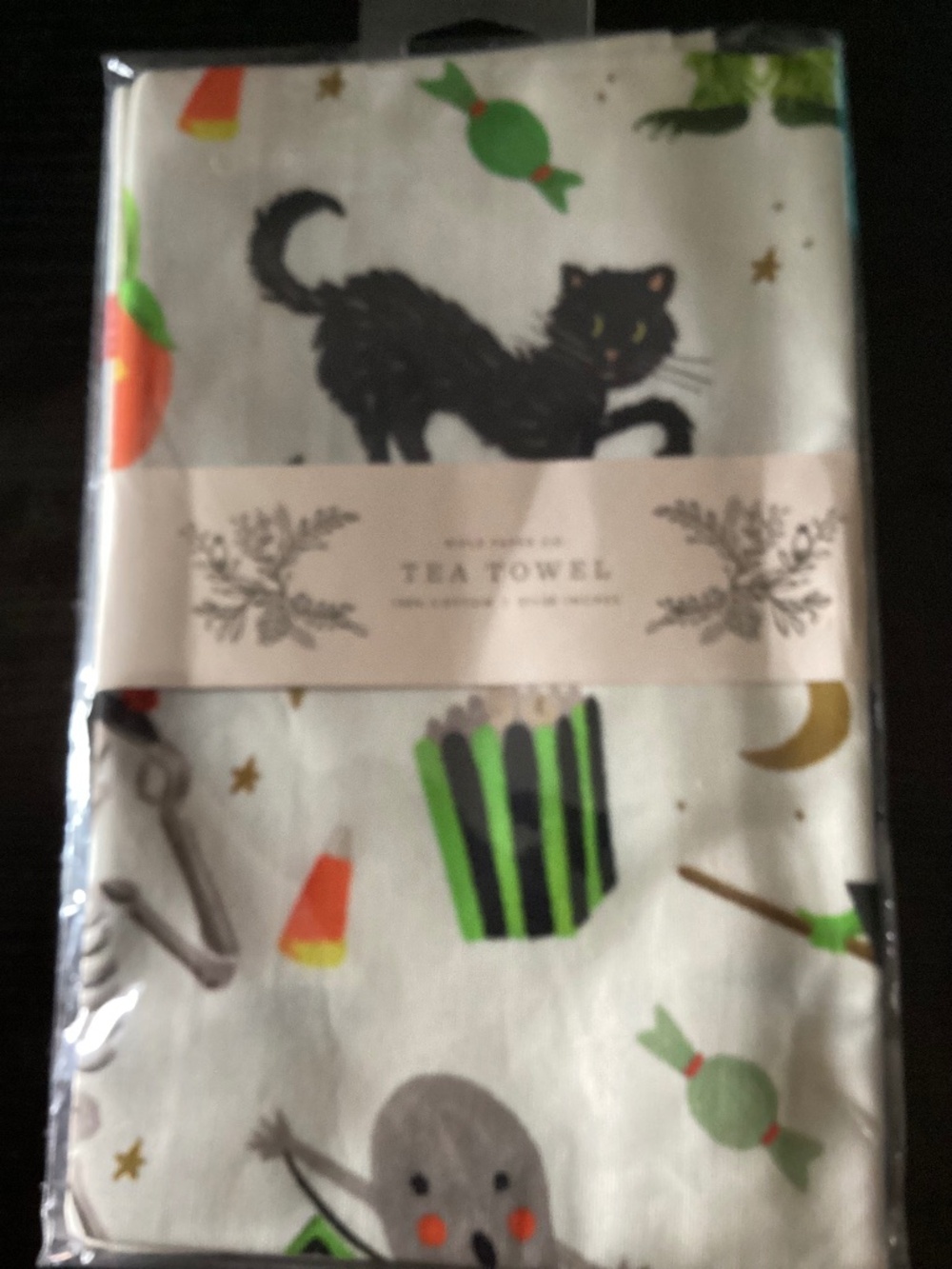 Rifle Paper Co. Halloween Tea Towel NIP